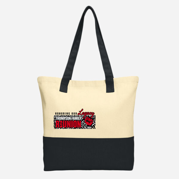 Colorblock Cotton Tote Thumbnail